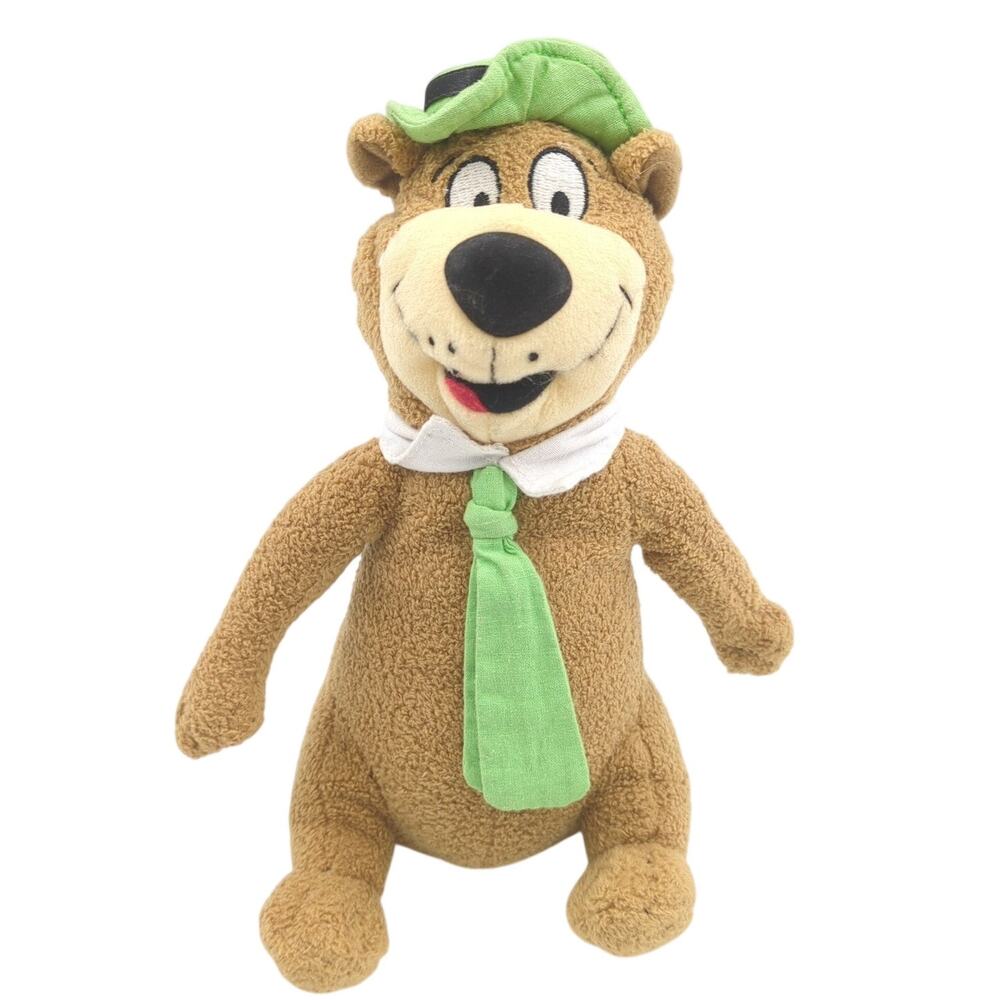 Yogi Bear Hanna-Barbera Collection Plush Stuffed Animal Toy 8" Tall Green Hat